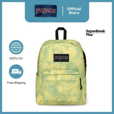 JanSport Tas Ransel / Backpack / Daypack SuperBreak Plus Acid Rock Green