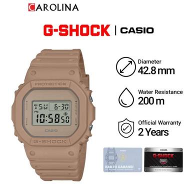 Jam Tangan Wanita Casio G-Shock DW-5600NC-5D Light Pink Digital Dial Light Pink Resin Band