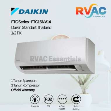 AC DAIKIN 1/2 PK THAILAND FTC15NV14