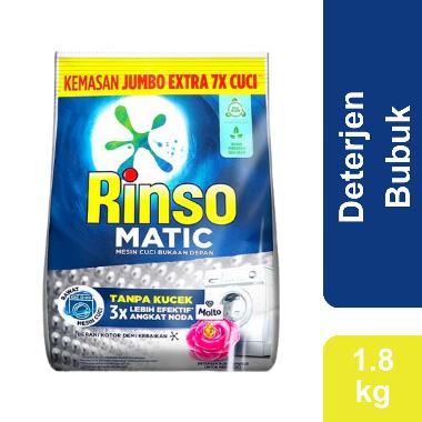 Promo Harga Rinso Detergent Matic Powder Front Load + Molto 2000 gr - Blibli