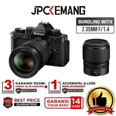 JPC KEMANG Nikon Zf kit 24-70mm f4 Mirrorless Camera Nikon Z f 24 70 mm f/4 GARANSI RESMI + Z 35mm f