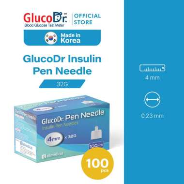 GlucoDr Insulin Pen Needle 32G 4mm