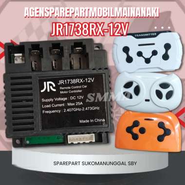 Remote Control Bluetooth + Receiver JR1738RX-12V mobil/motor mainan aki Receiver+Remot