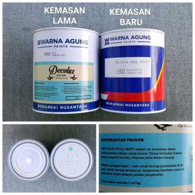 Decolux Pool Paint 1 kg Cat Kolam Berkualitas WHITE 1900