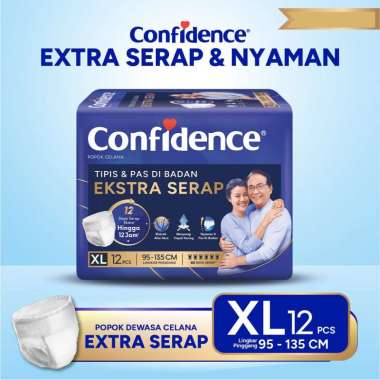 Confidence Popok Celana Dewasa Extra Serap XL12