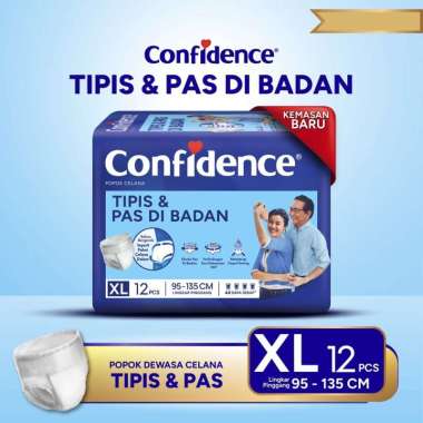 Confidence Popok Celana Dewasa Tipis & Pas XL12