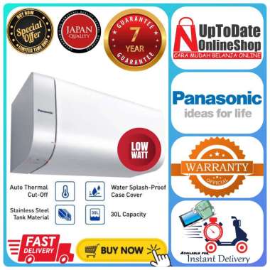 WATER HEATER LISTRIK 30L PANASONIC DH-30HCDRW JAPAN QUALITY --