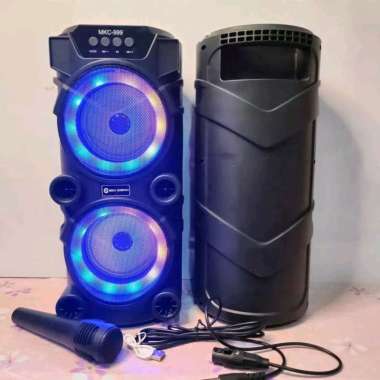 Speaker QS999 Bluetooth MKC QS 999 Salon Wireless Portable gratis mic speaker Aktif Audio