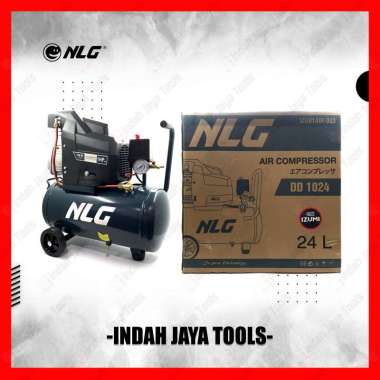 NLG DD1024 Kompresor Angin Listrik 1 HP 24 Liter - Air Compressor Ex Izumi