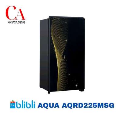 KULKAS AQUA 1 PINTU AQRD 225MSG AQR D225MSG AQRD225MSG