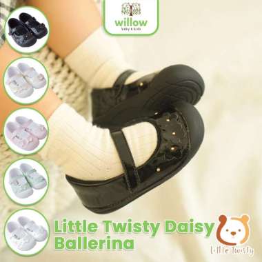 Sepatu Prewalker - Little Twisty Daisy Ballerina 19 Sage Green