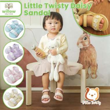 Sandal Anak - Little Twisty Daisy Sandal 24 Pink
