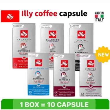 ILLY Nespresso Compatible Coffee Capsule Kapsul Kopi ORIGINAL Forte