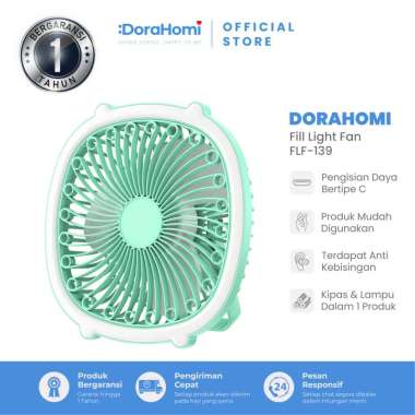 Kipas Angin Portable 4in1 Dengan Lampu LED Kipas Angin Lipat USB Kipas Duduk Multifungsi Kipas Gantu