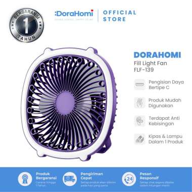 Kipas Angin Portable 4in1 Dengan Lampu LED Kipas Angin Lipat USB Kipas Duduk Multifungsi Kipas Gantu