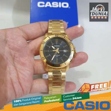 CASIO ORIGINAL - CASIO MTP-V004G-1CUDF - JAM TANGAN PRIA JAM PRIA LA - STAINLESS STEEL CASIO MTP-V00