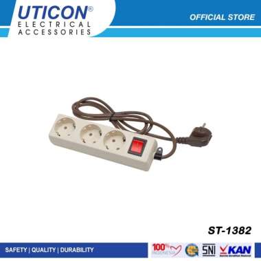 Uticon ST-1382 Stop Kontak 3 LB