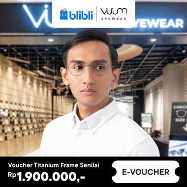 VIUUM Voucher Titanium Frame Senilai Rp 1.900.000 VIUUM EYEWEAR - Summarecon Mall Serpong