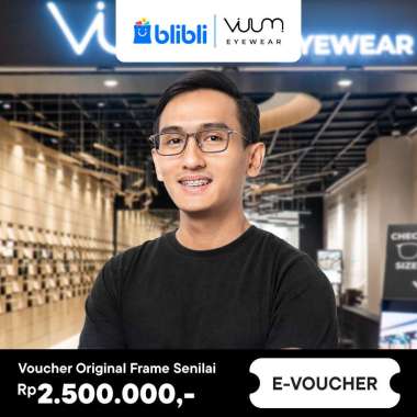 VIUUM Voucher Original Frame Senilai Rp 2.500.000 VIUUM EYEWEAR - Summarecon Mall Serpong