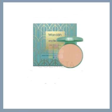 Wardah Exclusive Two Way Cake refill SPF15 12g Isi Ulang Bedak Padat 02 LIGHT BEIGE