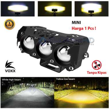 Lampu LED Tembak Sorot Laser 3 Mata LED SQL 35W HiLo Projie 3 MATA WW