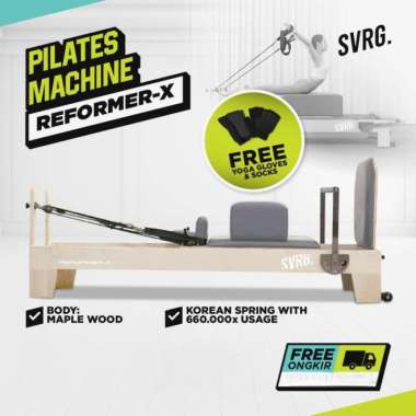 SVRG Pilates Machine Reformer X - Core Training Exercise - Alat GYM - Alat Olahraga