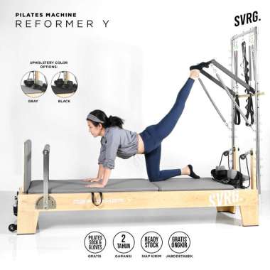 Pilates Reformer Y Fordable - Maple Wood - SVRG - Alat Gym