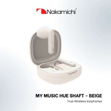 Nakamichi My Music Hue Shaft True Wireless Bluetooth Earphones Beige
