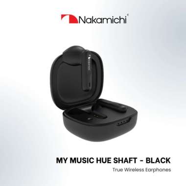 Nakamichi My Music Hue Shaft True Wireless Bluetooth Earphones Black