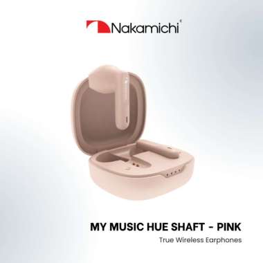 Nakamichi My Music Hue Shaft True Wireless Bluetooth Earphones Pink
