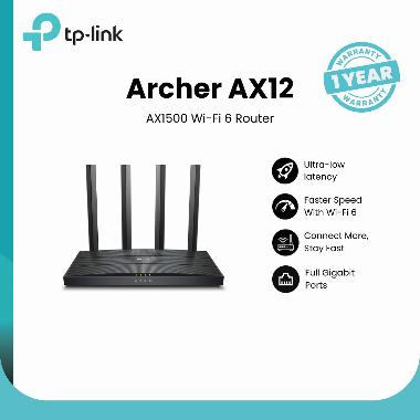 TP-LINK Archer AX12 AX1500 Wi-Fi 6 Router