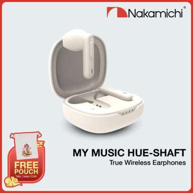 Nakamichi My Music Hue Shaft True Wireless Bluetooth Earphones - Beige