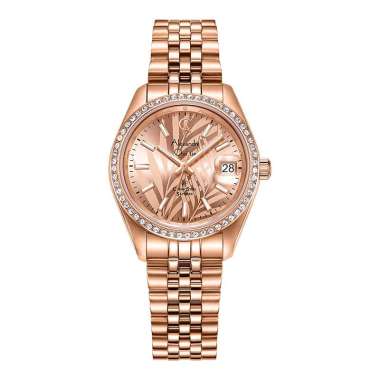Jam Tangan Wanita Alexandre Christie Classic Steel AC 5012 LD BRGRGLN Rose Gold Dial Rose Gold Stain