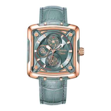 Jam Tangan Wanita Alexandre Christie AC 3030 BF LRGLB Ladies Puritan Grey Dial Puritan Grey Leather 