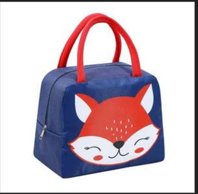 Tas Bekal Anak Karakter Tas Penyimpanan Kotak Makan Tahan Panas Tas Bekal Makan Siang Lunch Bag Tas