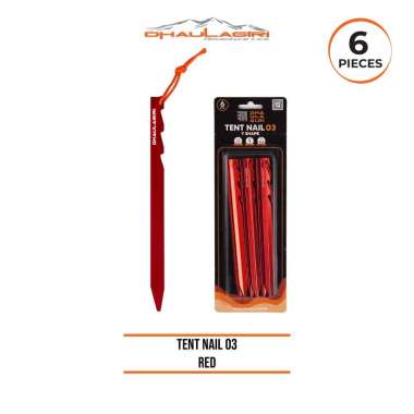 Dhaulagiri Tent Nail 03 Pasak Tenda Orange
