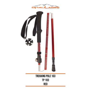 Dhaulagiri Trekking Pole 103 Trekking Pole Lipat Red