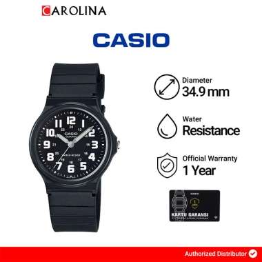 Jam Tangan Pria Casio General MQ-71-1B Classic Black Dial Black Resin Band