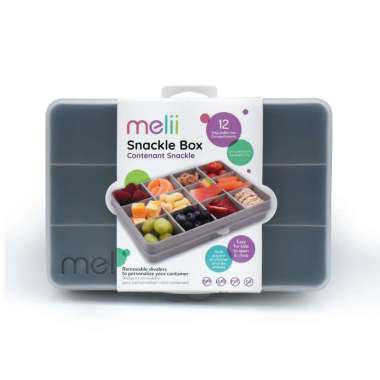 Melii Baby Snackle Box Grey