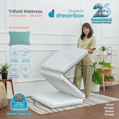 Quantum Dreambox Kasur Dingin Trifold / Cooling Mattress / Rebonded Orthopedic / Kasur Lipat Tiga / 