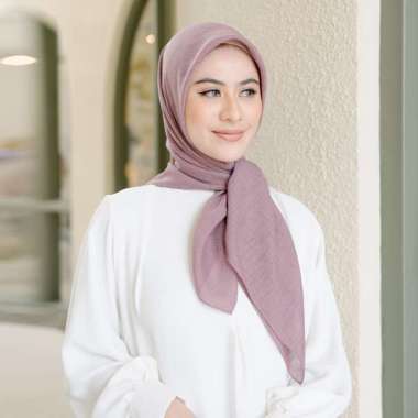 Lozy Hijab - Maka Square (Hijab Segiempat) Mauve Glow