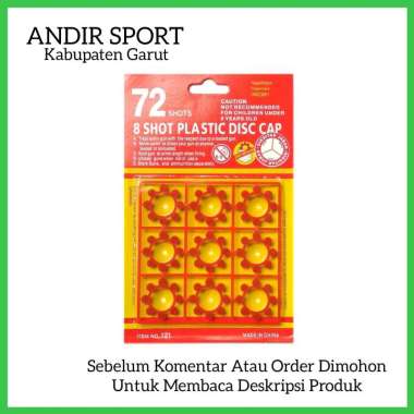 C.Paket 10 Lembar Mainan Ring Caps Chang Ying CY121 (Dompis/Doblis)