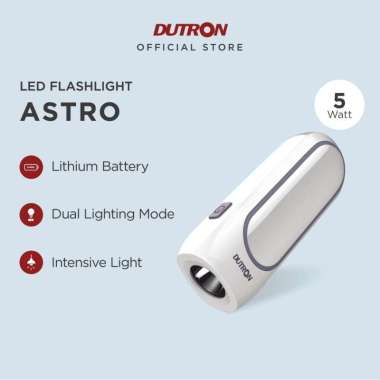 DUTRON Senter LED Emergency Astro 2 in 1 4W + 1W