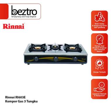 Rinnai RI-603E Kompor Gas [3 Tungku] RI603E