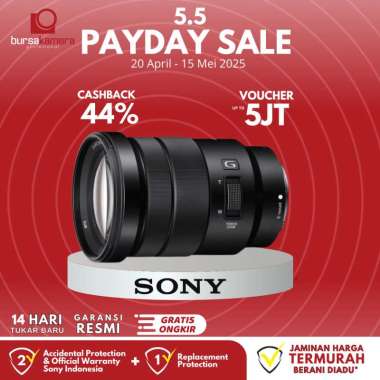 BKP Sony Lens E PZ 18-105mm F4 G OSS Lensa Kamera