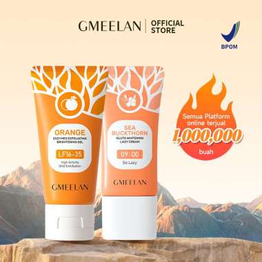 GMEELAN Sunscreen Rose Arbutin Glowing Tabir Surya SPF50 PA++++ GMEELAN Cherry Blossom Underarm Whit
