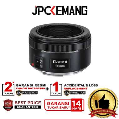 JPC KEMANG Canon EF 50mm f1.8 STM Canon EF 50 mm f/1.8 STM GARANSI RESMI Standard Package