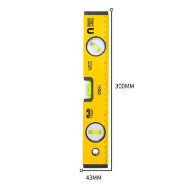 Deli Tools Spirit Levels Industrial Measurement (300mm) EDL290300 - Waterpass - Waterpas