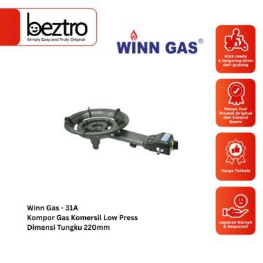 Winn Gas Kompor Gas Komersil 1 Tungku 31A 31 A/Kompor/Kompor Gas/New Arrival/Original/Kompor Winn Ga