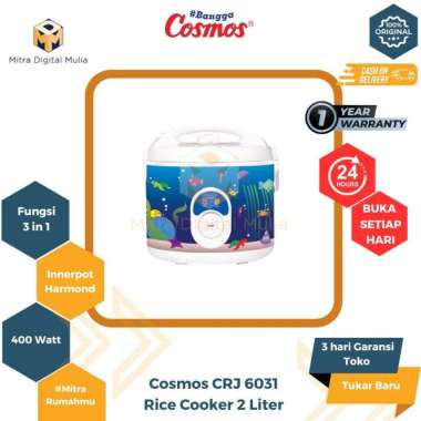 Cosmos CRJ 6031 Rice Cooker Harmond 1.8 Liter